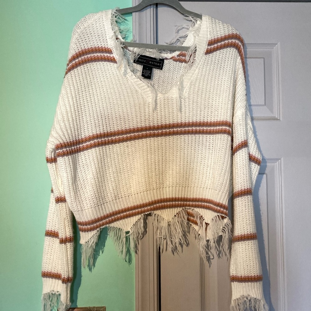 Striped sweater, perfect condition, worn once or twice size Small